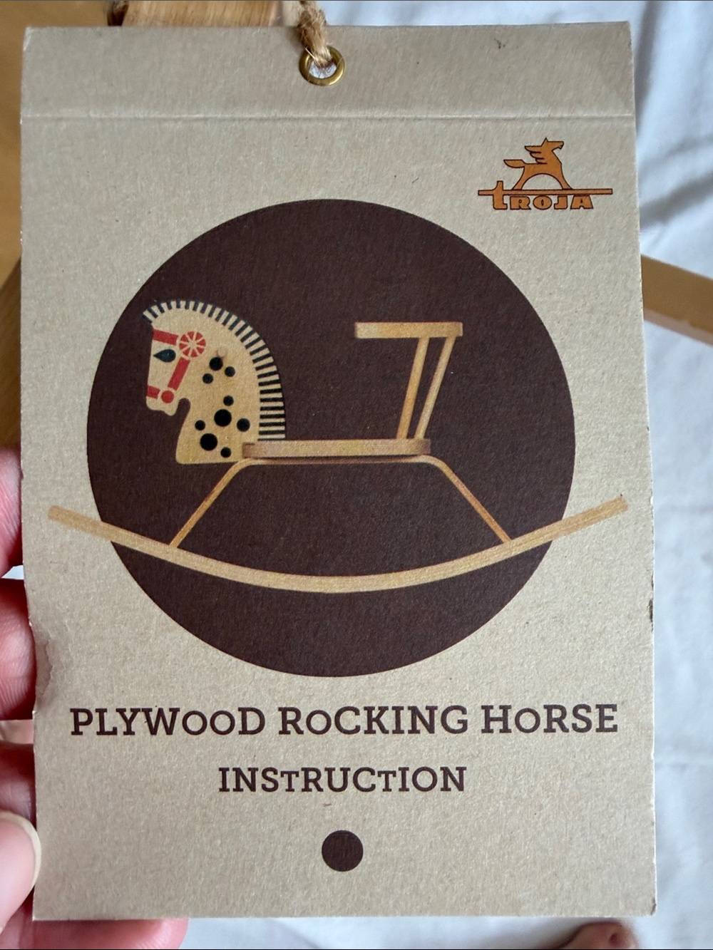 Wooden Rocking Horse Rider - Natural Finish - Picture 2 of 5